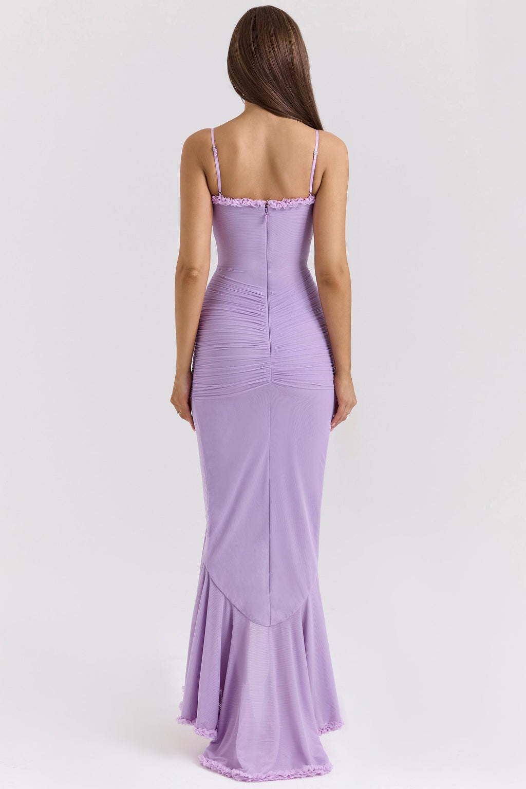 Marisse – Robe longue en tulle à volants